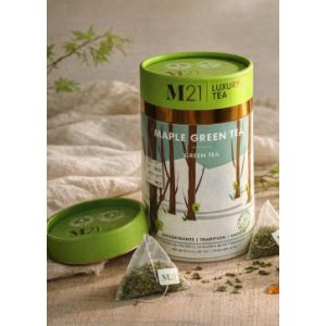 Th&eacute; vert &agrave; l'&eacute;rable