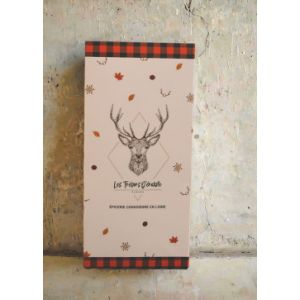 Boite carton d&eacute;cor&eacute;e pour bouteille n&deg;3