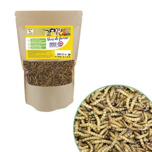 Vers de farine s&eacute;ch&eacute;s - Nourriture pour oiseaux 200g