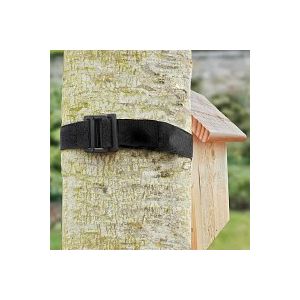 Kit accroche nichoir - sangle + 2 attaches + 4 vis + boucle de serrage