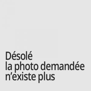 Lanterne en m&eacute;tal rouill&eacute; - rayures verticales - D.30,5 x H.40,5 cm