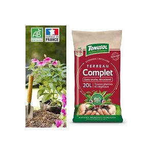 Terreau universel sans tourbe - plantes potager gazon 20L