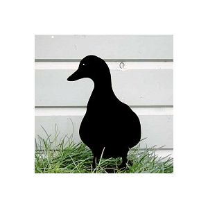 Silhouette Canard - d&eacute;co de jardin en m&eacute;tal