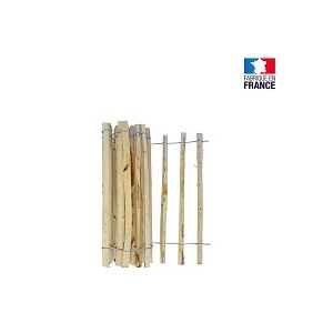 Ganivelle 0.5m haut x 10m - en châtaignier espacement 8cm (sans pointes)