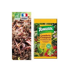 Lombricompost de fumier de cheval et bovins 3kg