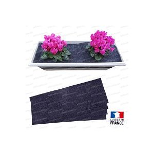 Feutre de décor anti mauvaise herbe pour jardinière - Lot de 4