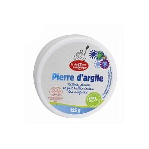 Pierre d'argile blanche - Nettoyant écologique multi-surfaces 125g