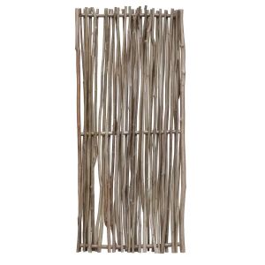 Panneau noisetier L.80 x H.180cm - tressage vertical