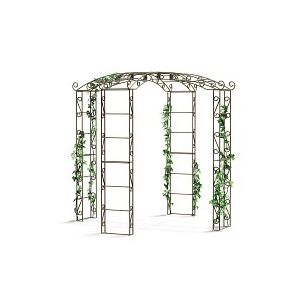 Kiosque gloriette en fer 4 pieds Pagode - L.252 x H.226cm - 5,70m2