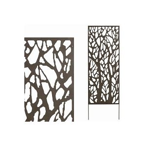 Panneau décoratif BRANCHES 0.6m x 1.5m métal