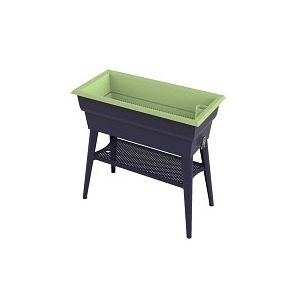 Potager sur pieds avec r&eacute;serve d'eau 40L - Tilleul