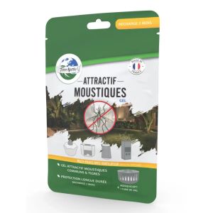 Attractif moustiques multi-pi&egrave;ges en gel 20g + 1 r&eacute;ceptacle