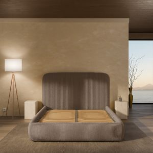 Lit coffre Era - Drimz by Morphea, Taupe / 160x200cm
