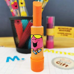 Monsieur Madame - Gomme en forme de rouge &agrave; l&egrave;vre - Orange