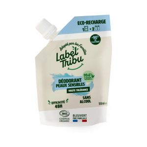 Déodorant Peaux Sensibles Rechargeable - Label Tribu | Recharge 100 ml