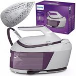 Philips 6000 series PSG6020/30 Centrale vapeur 2400 W 1,8 L Semelle SteamGlide Plus Violet, Blanc