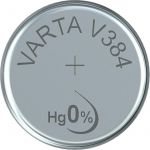 Pile VARTA V384 SR41 oxyde d'argent 1,55 V 37 mAh bouton