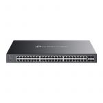 Commutateur TP-Link 48 ports Gigabit, 4 SFP, PoE+, L2/L2+, 230 W, rack 1U