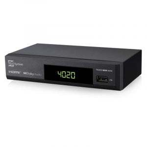 D&eacute;codeur TELE System TS4020 Full HD DVB-S2 DVB-T2 HDMI USB Noir