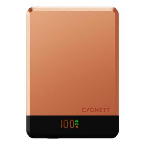 Batterie externe Cygnett MagSlim 5000 mAh charge sans fil couleur cerise
