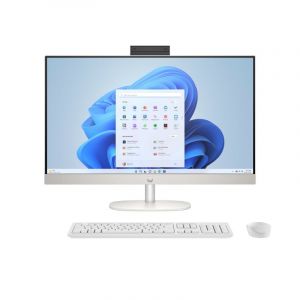 Ordinateur de bureau tactile tout-en-un HP 24-cr0131ns, processeur i5-1335U, 16 Go, SSD 512 Go, blanc