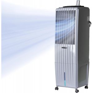 Climatiseur Symphony Diet 25 L, blanc, 3 vitesses, nid d'abeille, télécommande