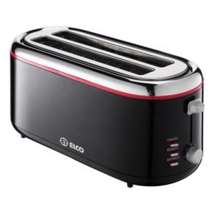 Tostadora Elco PT-1080-2 2 fentes Inox 1300 W noire rouge
