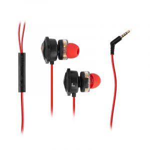 Écouteurs de jeu intra-auriculaires Ozone Heat X30 Noir/Rouge