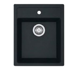 Lavabo Mepamsa CUBO 43.53 Sintek Noir Mat 1 bac 430x530mm