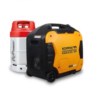 G&eacute;n&eacute;rateur Kompak Kp-kgg42ei-df 4,2kW Inverter Insonoris&eacute; Dual Fuel Mallette