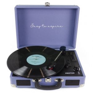 Prixton VC400 Platine vinyle portable Lilas