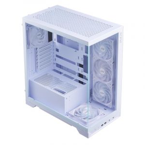 XPG Invader X BTF Boîtier Midi Tower Blanc ATX avec Gestion de Câbles Optimisée