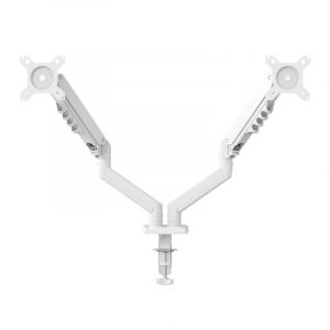 Support articulé Nilox pour 2 écrans Blanc