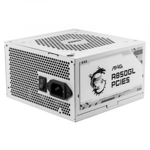 MSI MAG A850GL PCIE5 WHITE unité d'alimentation d'énergie 850 W 20+4 pin ATX ATX Blanc