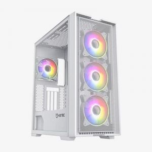 Boîtier PC Hiditec H2 AIR ARGB Torre Acier 510x215x415mm RGB 9 Ventilateurs
