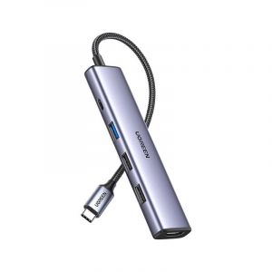 Hub USB-C vers HDMI + USB-A 3.0 + 2x USB-A 2.0 + PD Ugreen CM478