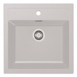 Lavabo Mepamsa Cubo 56.53 Sintek Blanc 560x530mm 1 Seno Plaque