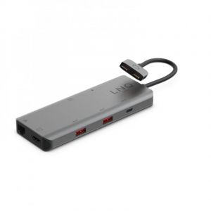 Linq 7in2 Pro 2xUSB-C vers USB-C/ x2 USB-A/ HDMI/ Carte SD/ RJ45