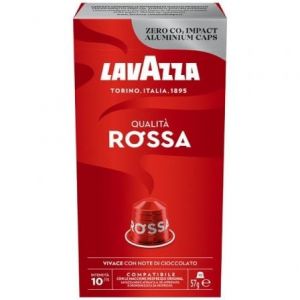 Lavazza Qualità Rossa Capsules pour Nespresso 10 unités Arabica Robusta Chocolat torréfié moyen