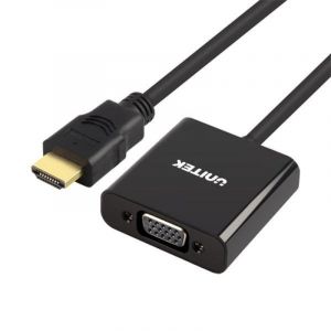 Adaptateur HDMI UNITEK Y-6333 3,5 mm VGA Noir Plug and Play