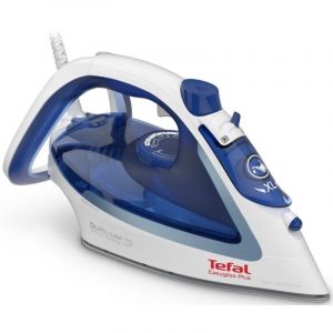 Tefal EasyGliss Plus FV5715 fer à repasser Fer à repasser à sec ou à vapeur Semelle Durilium 2400 W Bleu, Blanc