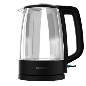 Bouilloire Cecotec ThermoSense 320 Clear 1,7L 2200W Verre Borosilicate Noir