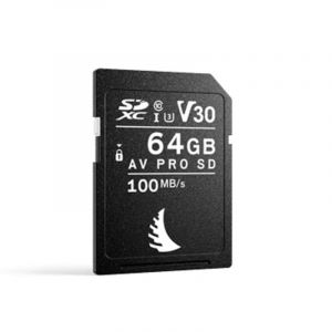 Carte m&eacute;moire Angelbird AV PRO SD V30 64GB SDXC UHS-I 100MB/s r&eacute;sistante