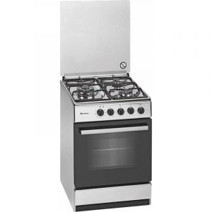 Meireles E 541 X Cuisini&egrave;re &agrave; gaz butane 3 zones + four &eacute;lectrique en acier inoxydable