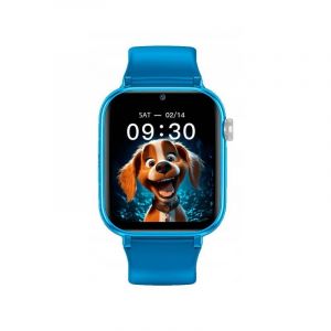 Montre connectée Maxcom FW59 Kiddo 4G avec GPS, caméra, SOS, contrôle parental, appel vidéo, bleu