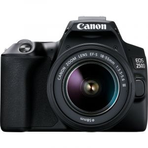 Canon 250D 24MP WiFi Noir + EF-S 18-55mm F3.5-5.6