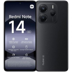 Xiaomi Redmi Note 14 5G 6 Go 128 Go 6,67" AMOLED 120 Hz Dual SIM Caméra 108 MP NFC IP64 HyperOS Noir