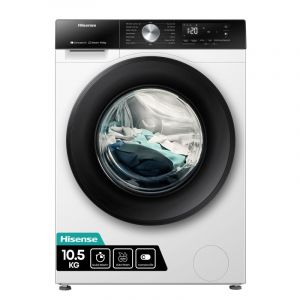 Lave-linge à chargement frontal Hisense WF3S1043BW3 10,5 kg 1400 tr/min A Blanc WiFi Vapeur Dosage automatique