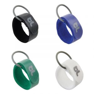 Attaches de c&acirc;bles Bluelounge, organisateur de c&acirc;bles, taille L/XL, lot de 4 unit&eacute;s