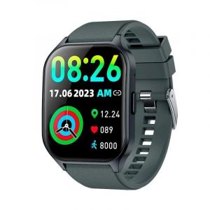 Cool Smartwatch Curved Bluetooth 49mm AMOLED Gris Foncé Taille Unique Etanche IP67 SpO2 Pulsomètre
